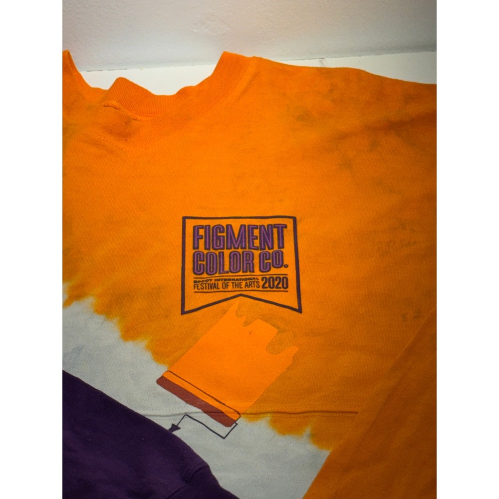 Disney Spirit Jersey Epcot Festival of the Arts 2020 Figment Tie Dye Large - Picture 4 of 13